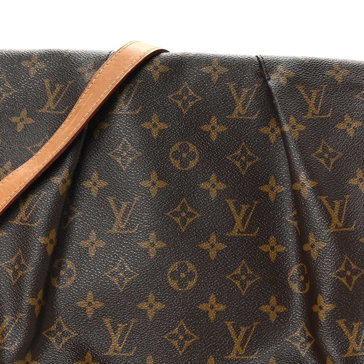 Louis Vuitton Menilmontant MM Monogram Coated Canvas Bag - Brown