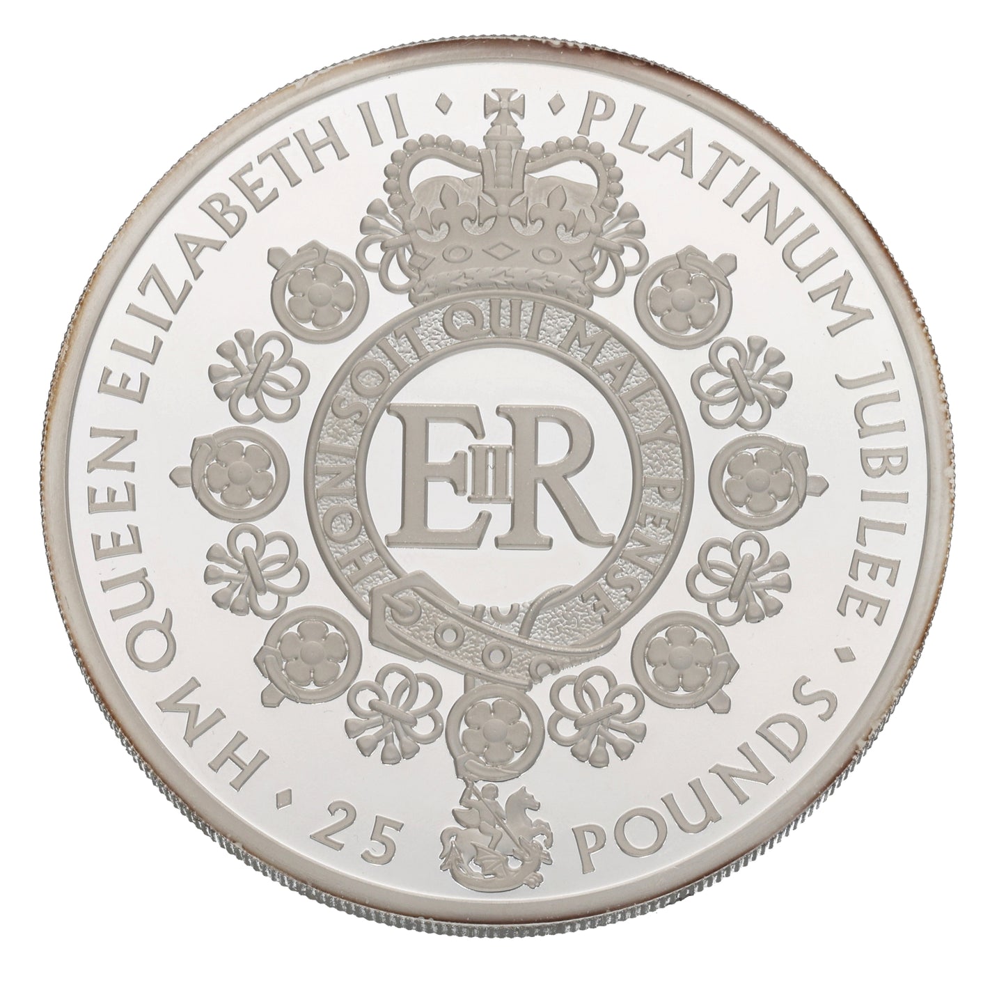 Silver The Platinum Jubilee 25 Pounds Coin 2022