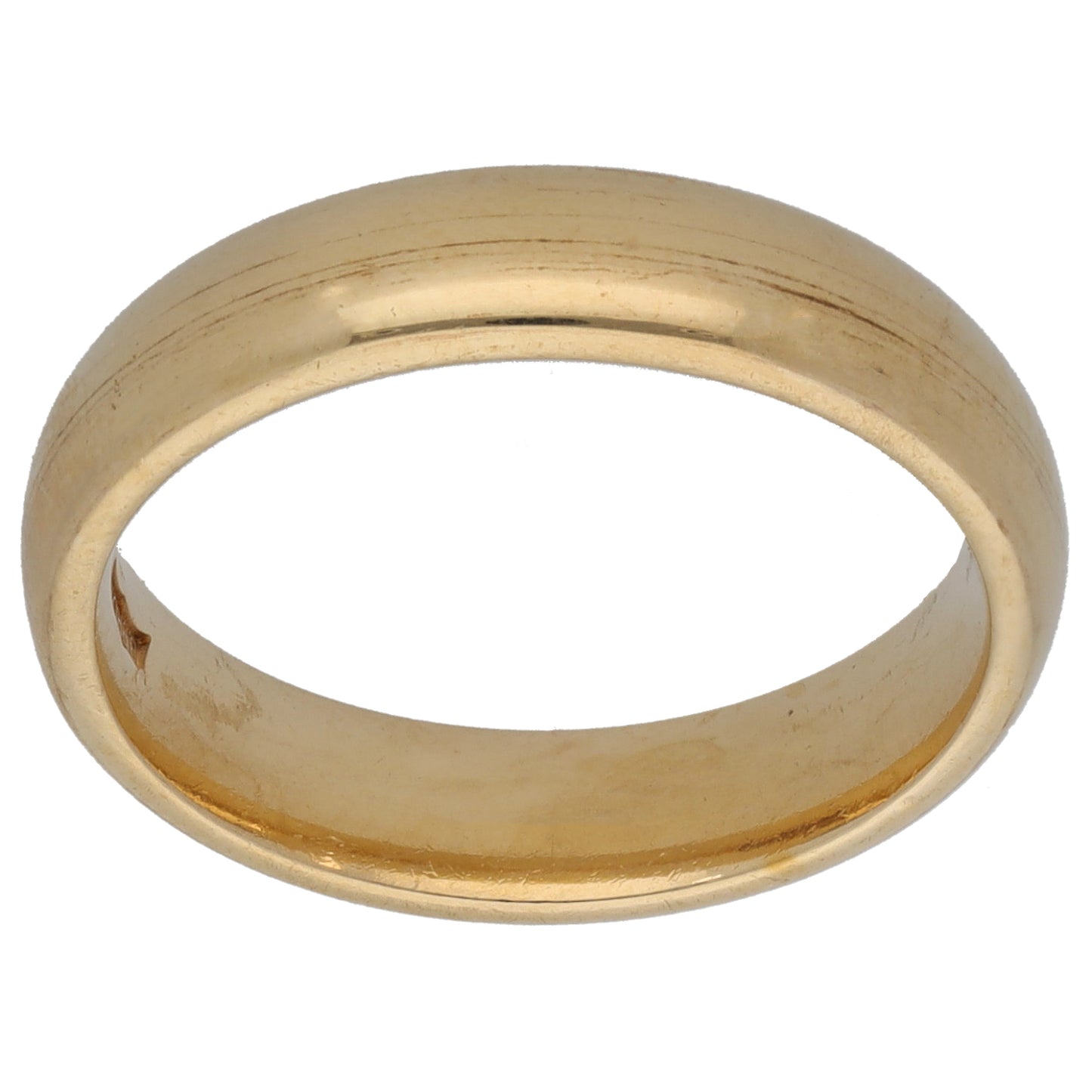 9ct Gold Plain Wedding Ring Size K