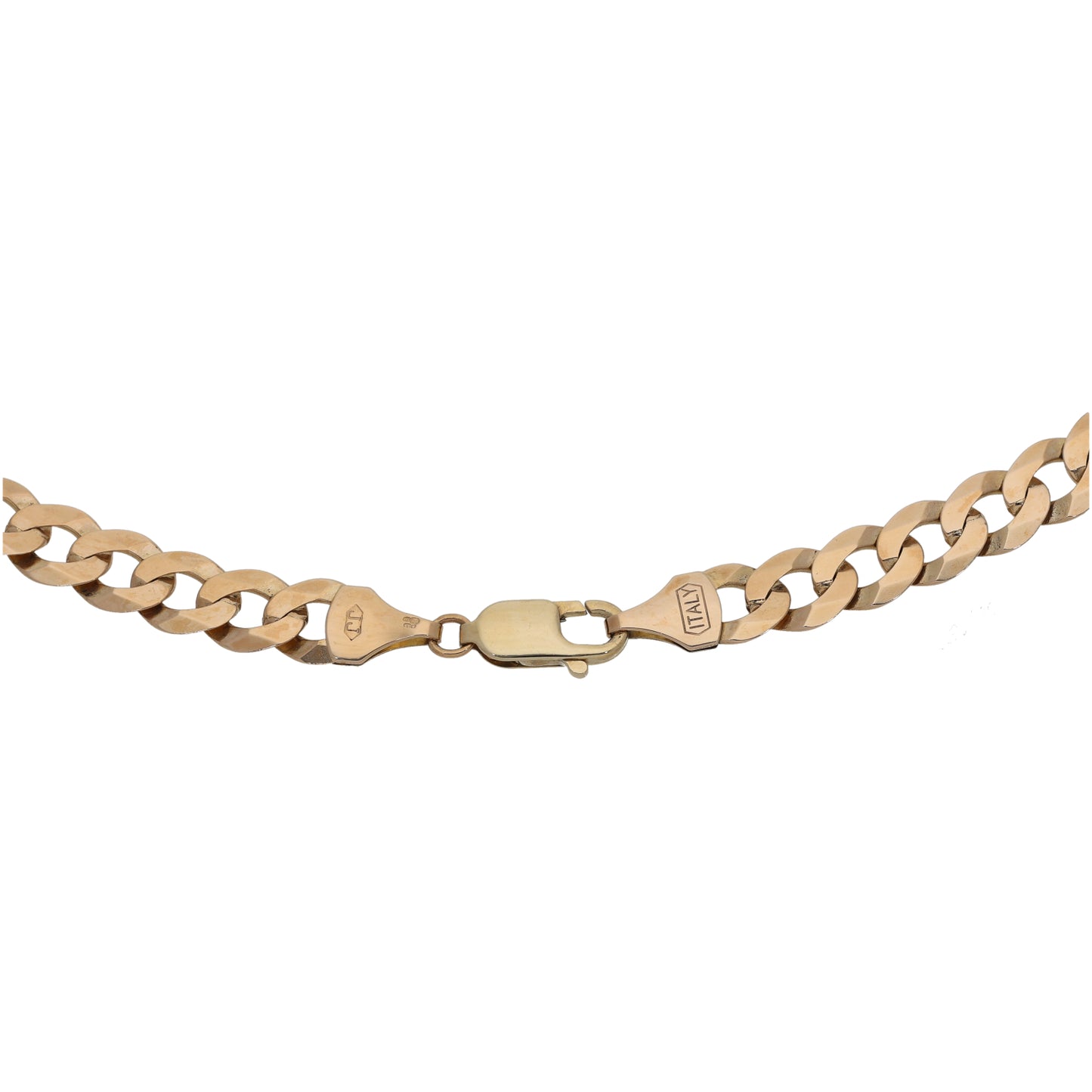 9ct Gold Curb Chain 26"