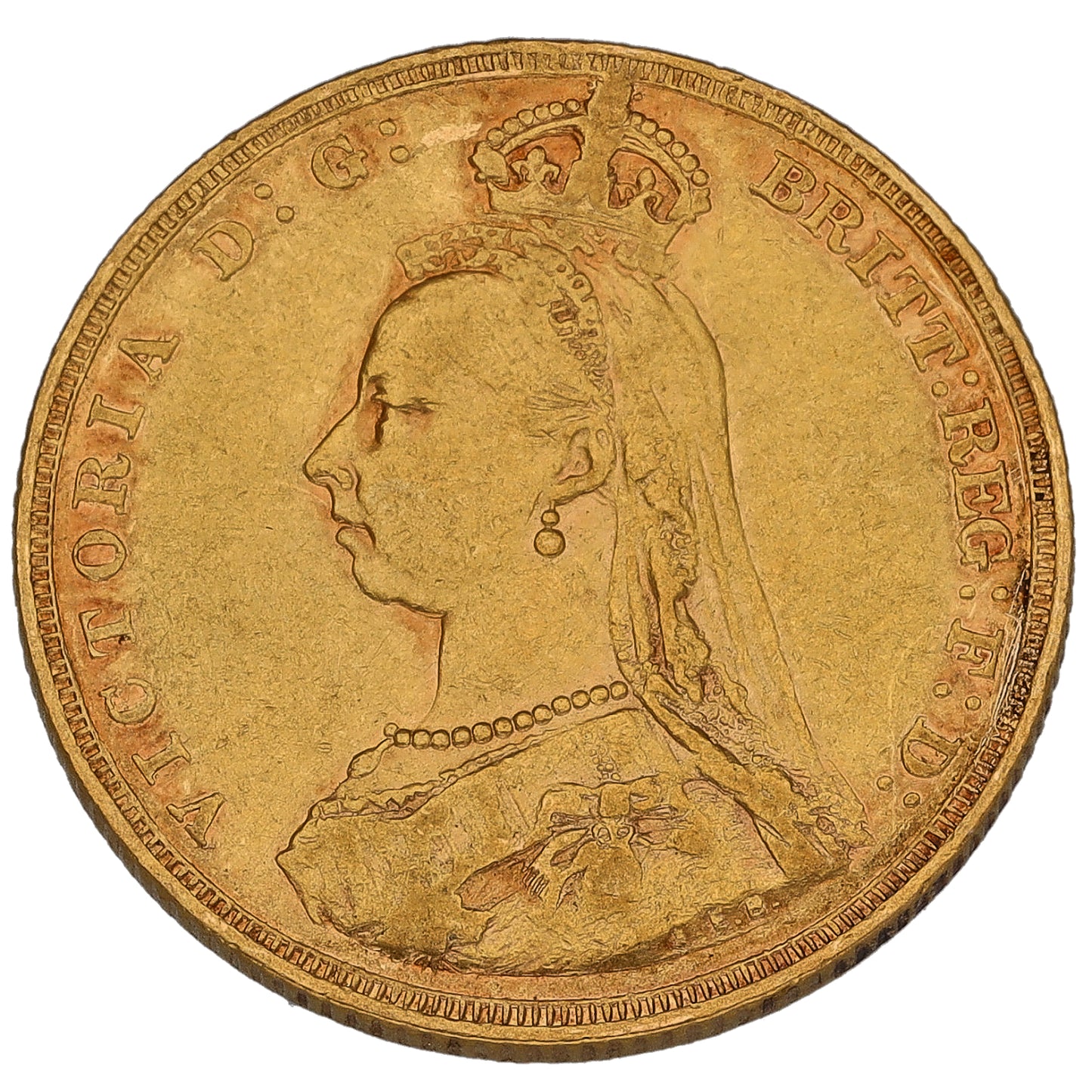 22ct Gold Queen Victoria Full Sovereign Coin 1887