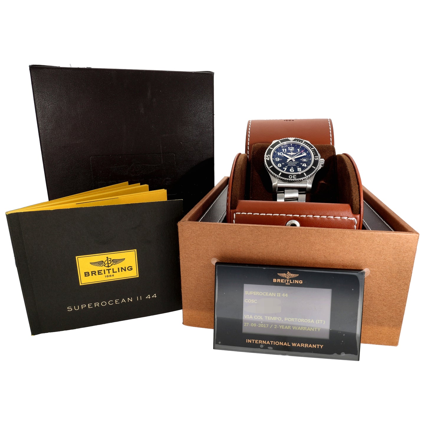 Breitling Superocean II A17392 44mm Stainless Steel Watch