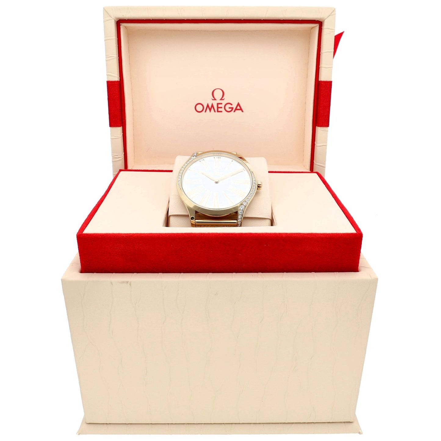 Omega De Ville Trésor 428.55.36.60.04.001 36mm Gold Watch