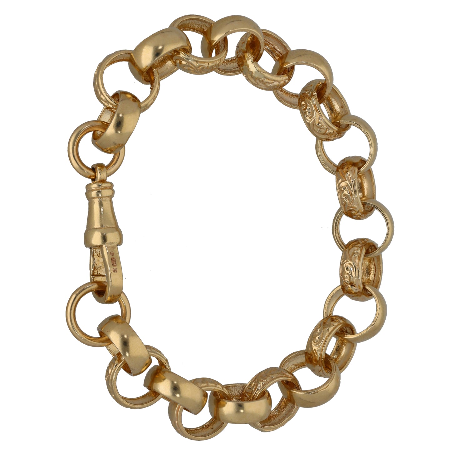 9ct Gold Belcher Bracelet