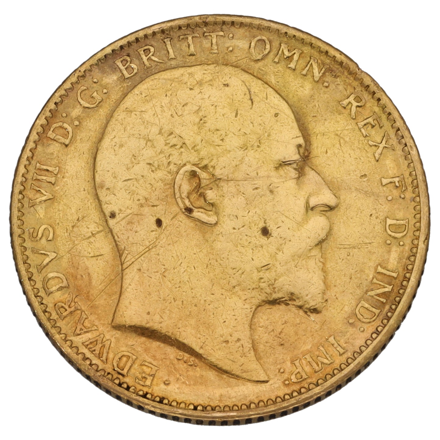 22ct Gold King Edward VII Full Sovereign Coin 1902