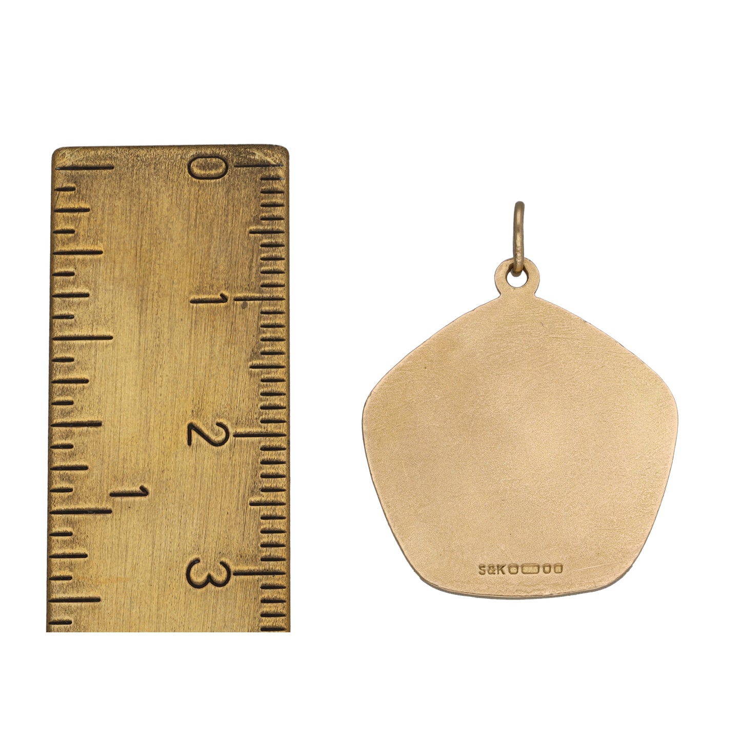 9ct Gold St Christopher Pendant