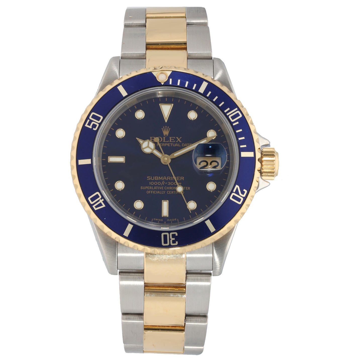 Rolex Submariner 16613 T 40mm Bi-Colour Watch