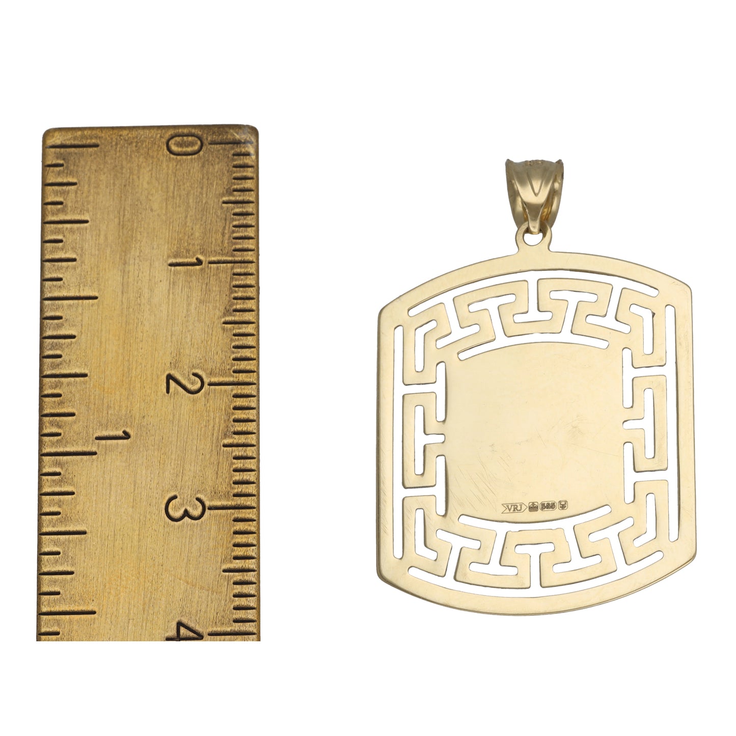 14ct Bicolour Gold Jesus Religious/Symbolic Pendant