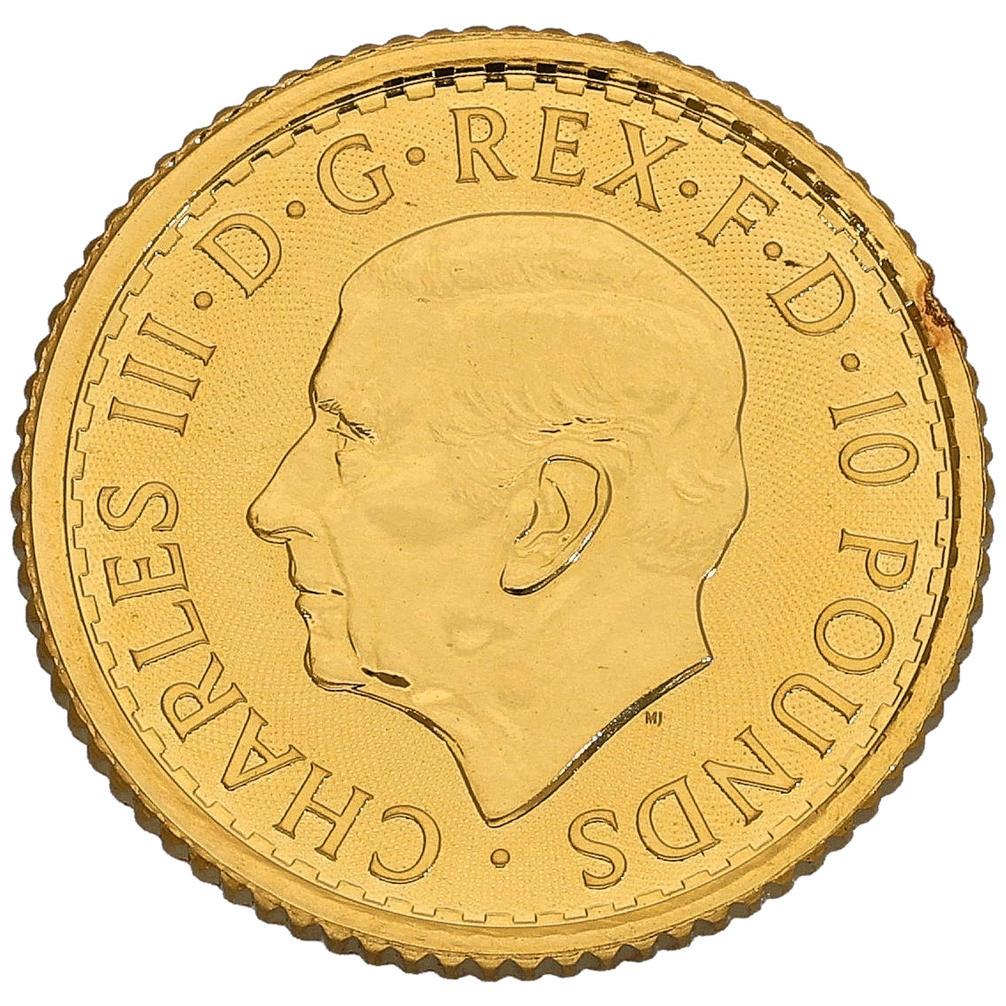 24ct Gold King Charles III 1/10 OZ Britannia Coin 2024