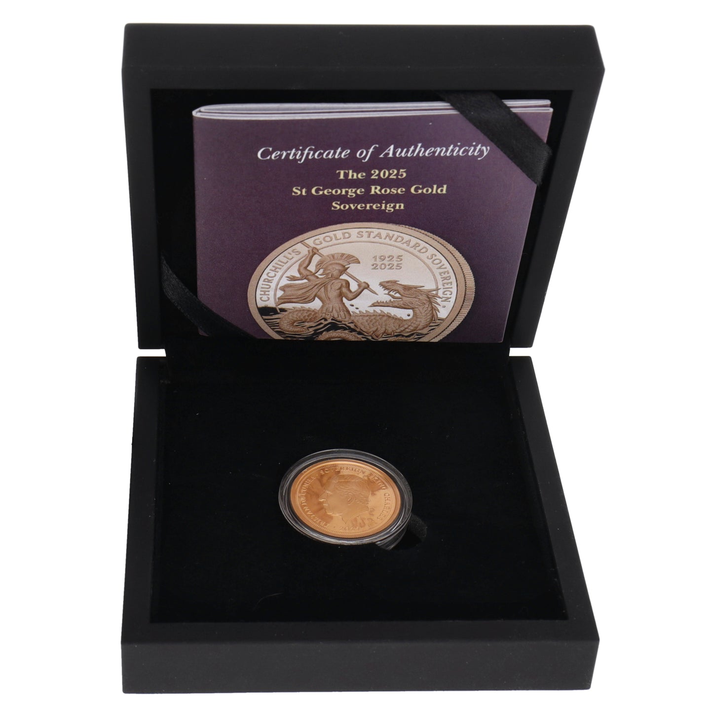 22ct Rose Gold St George Full Sovereign 2025