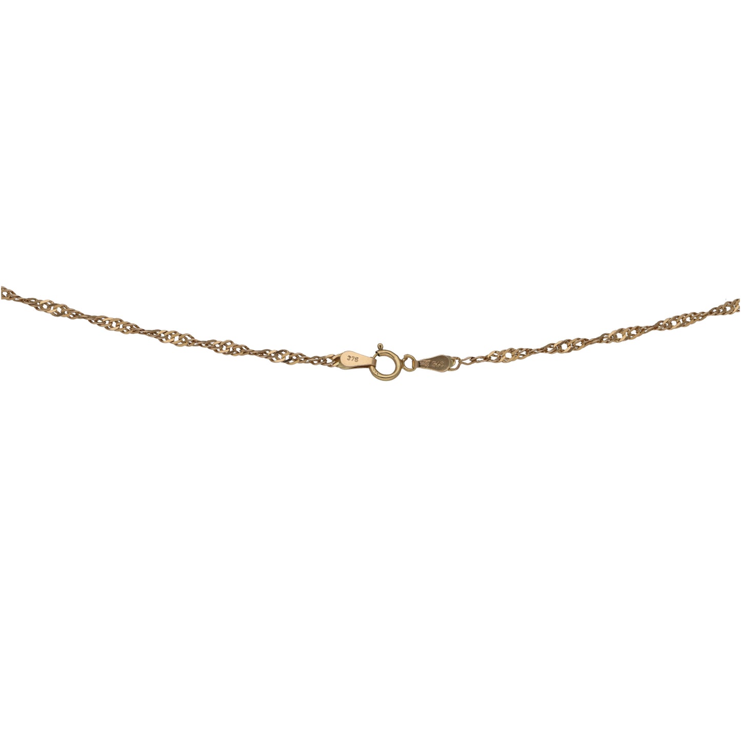 9ct Gold 0.25ct Diamond Heart Pendant With Chain