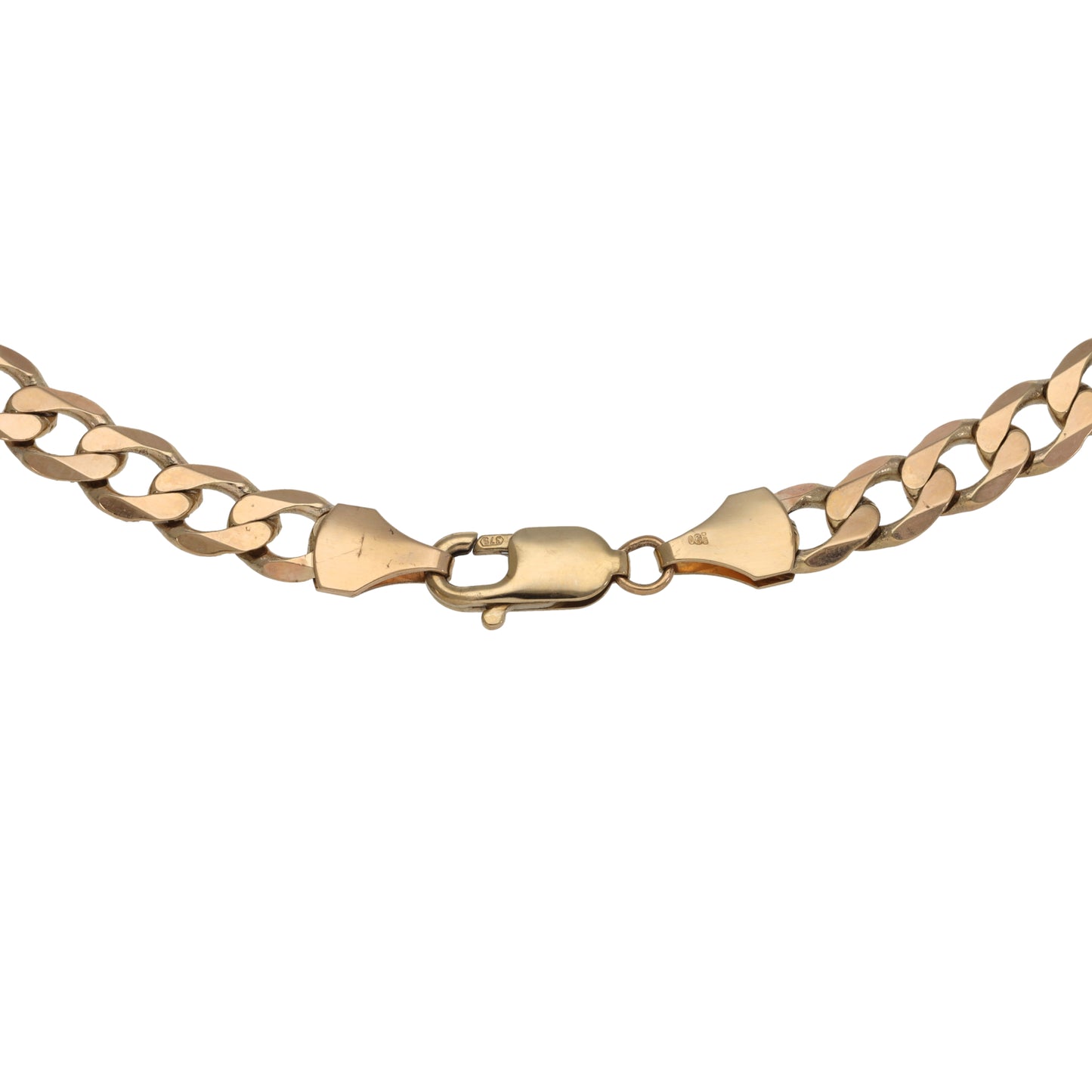 9ct Gold Curb Chain 20"