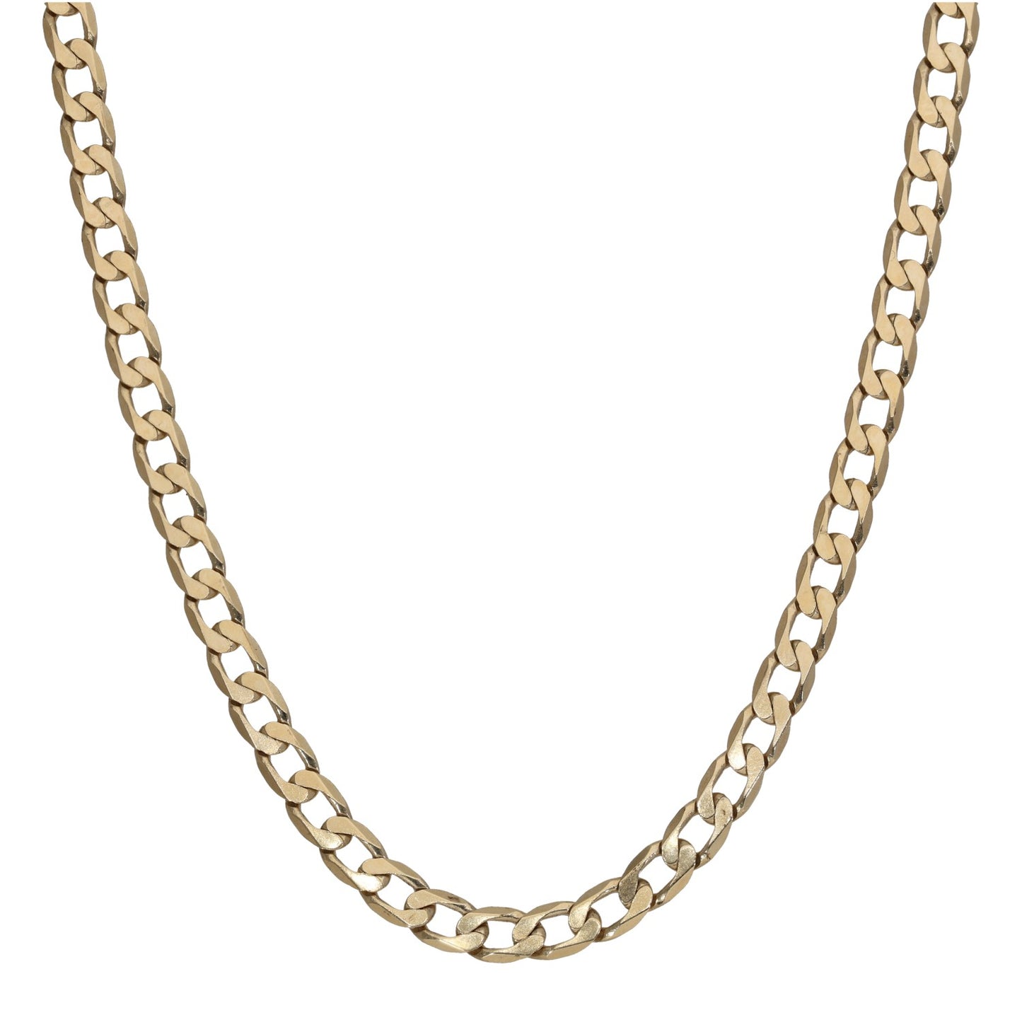 9ct Gold Curb Chain 20"