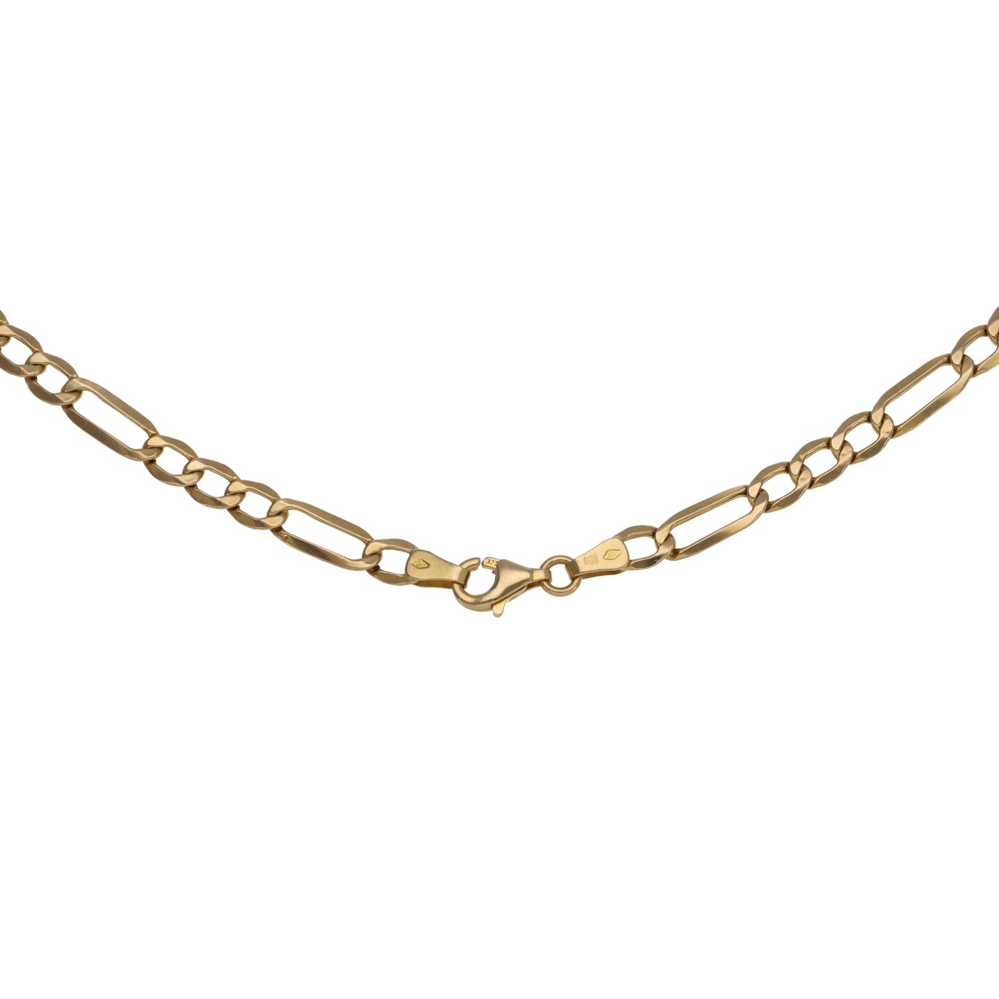 9ct Gold Curb Chain 18"