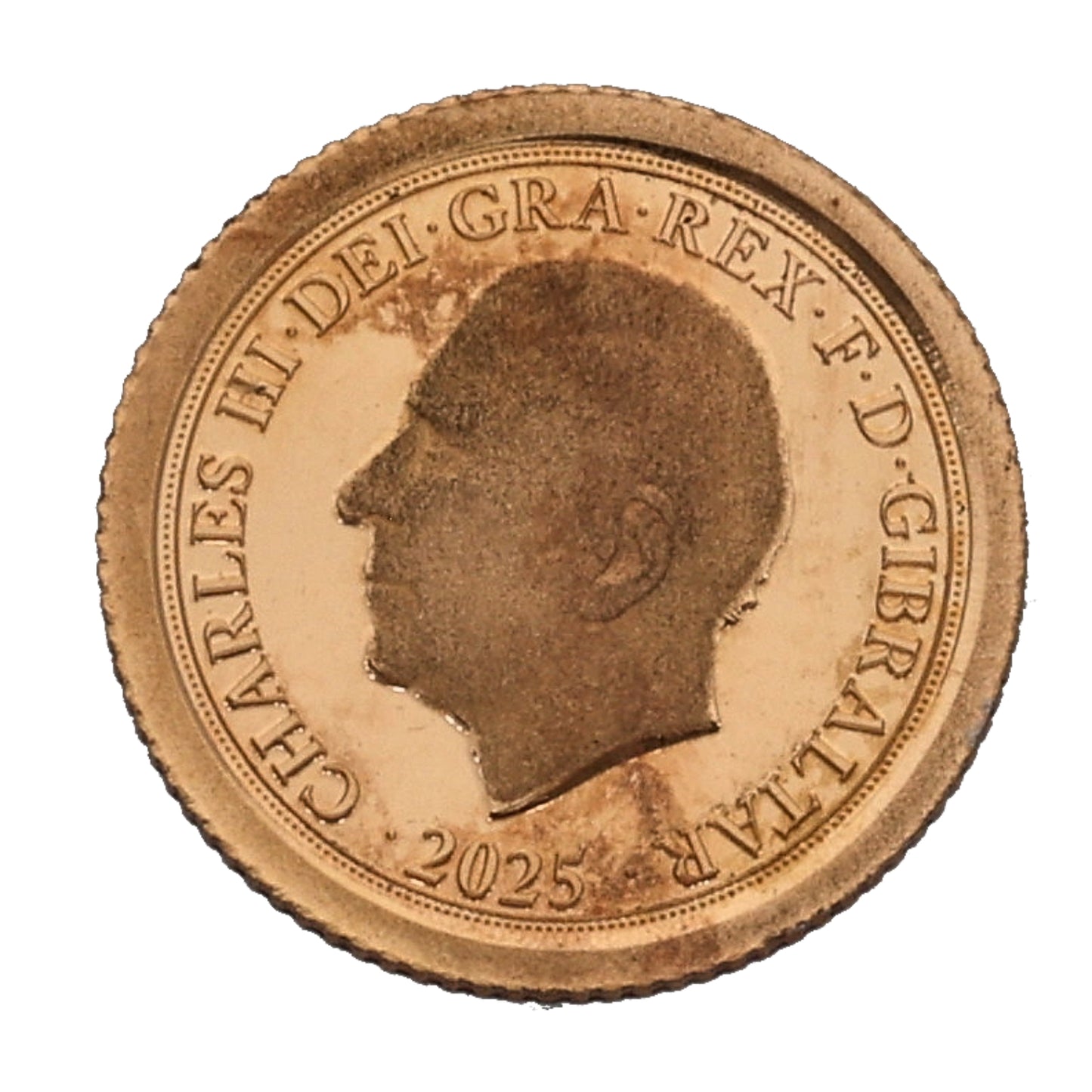 22ct Gold Queen Elizabeth II Eighth Sovereign Coin 2025