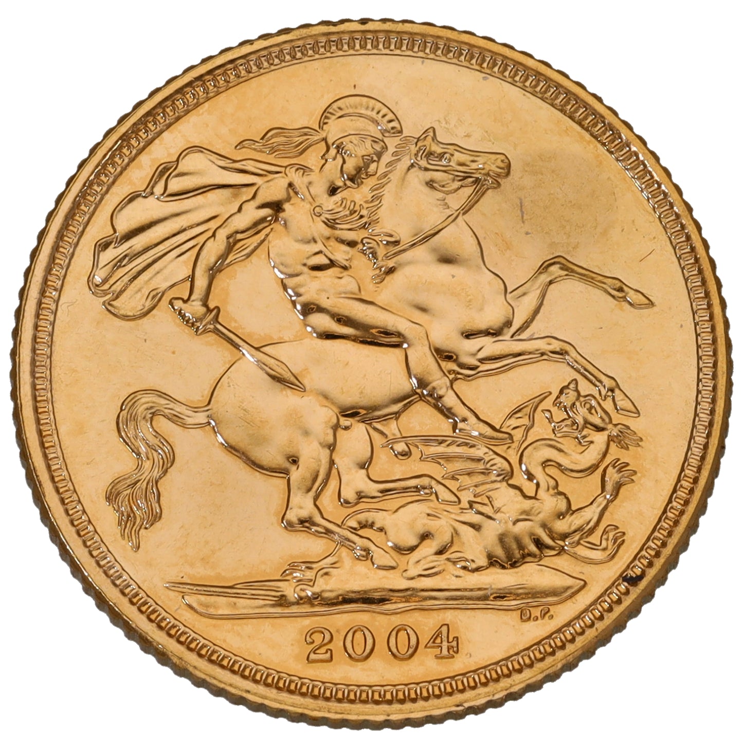 22ct Gold Queen Elizabeth II Full Sovereign Coin 2004