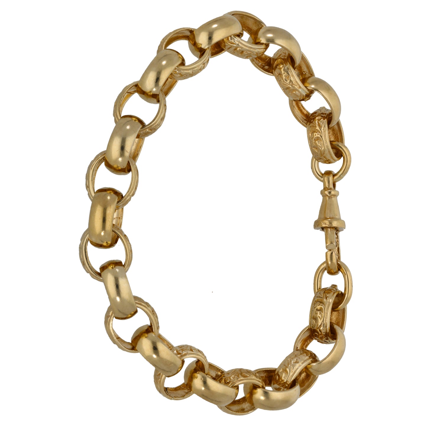 9ct Gold Belcher Bracelet