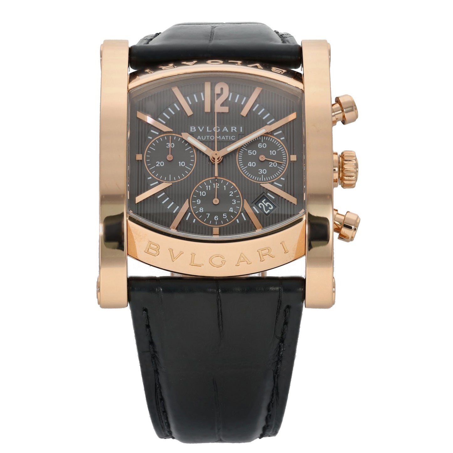 Bvlgari Assioma Chronograph AA P 48 G CH 38mm Rose Gold Watch