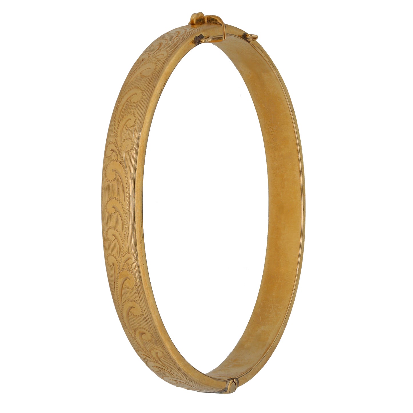 9ct Gold Hinged/Clasp Bangle