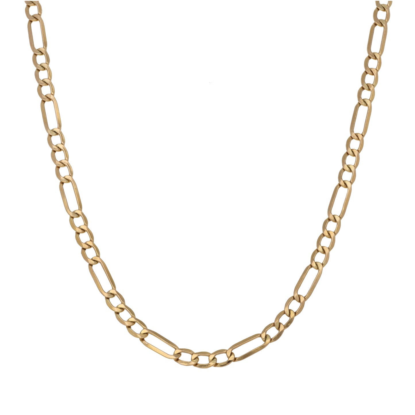 9ct Gold Figaro Chain 18"