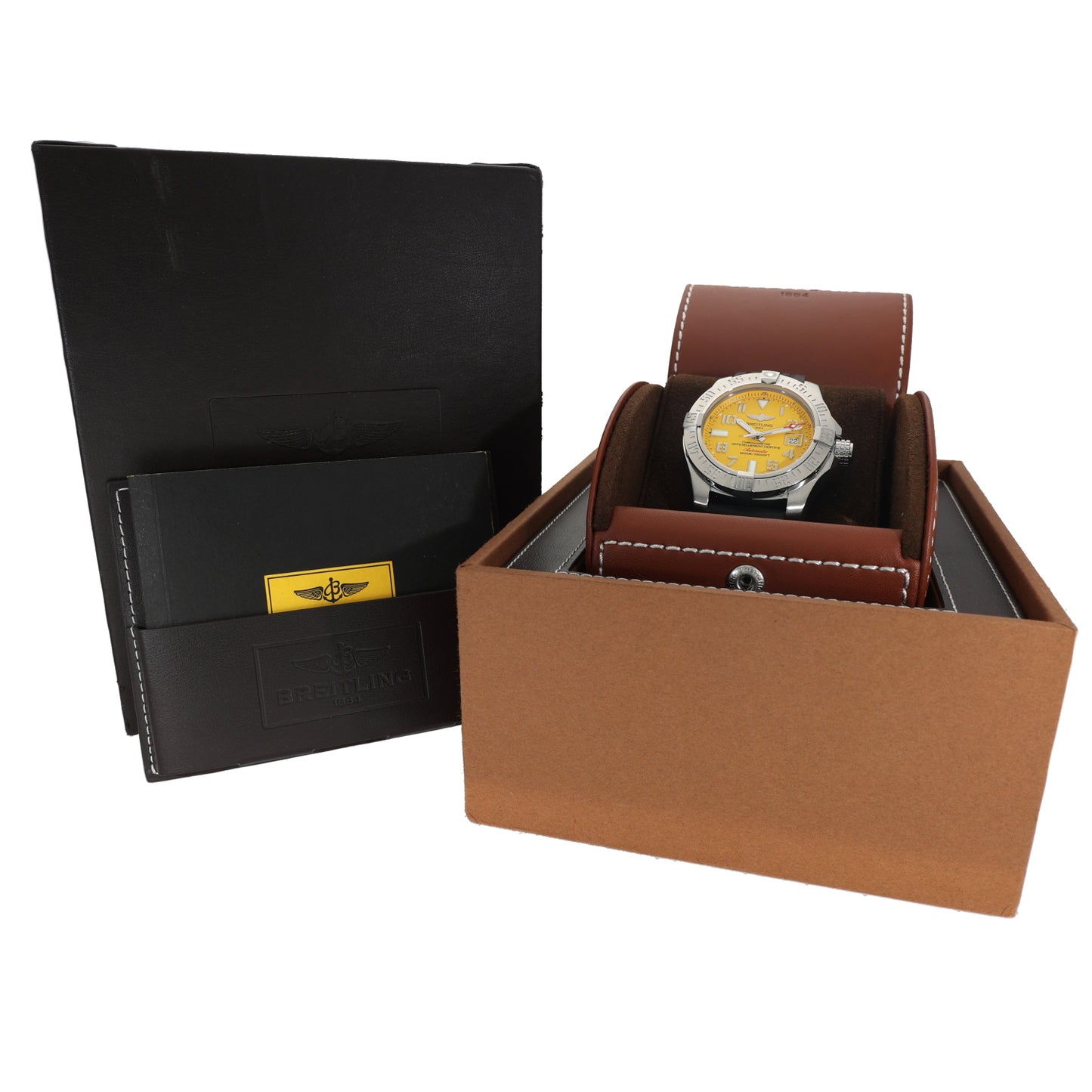 Breitling Super Avenger A17331 46mm Stainless Steel Watch