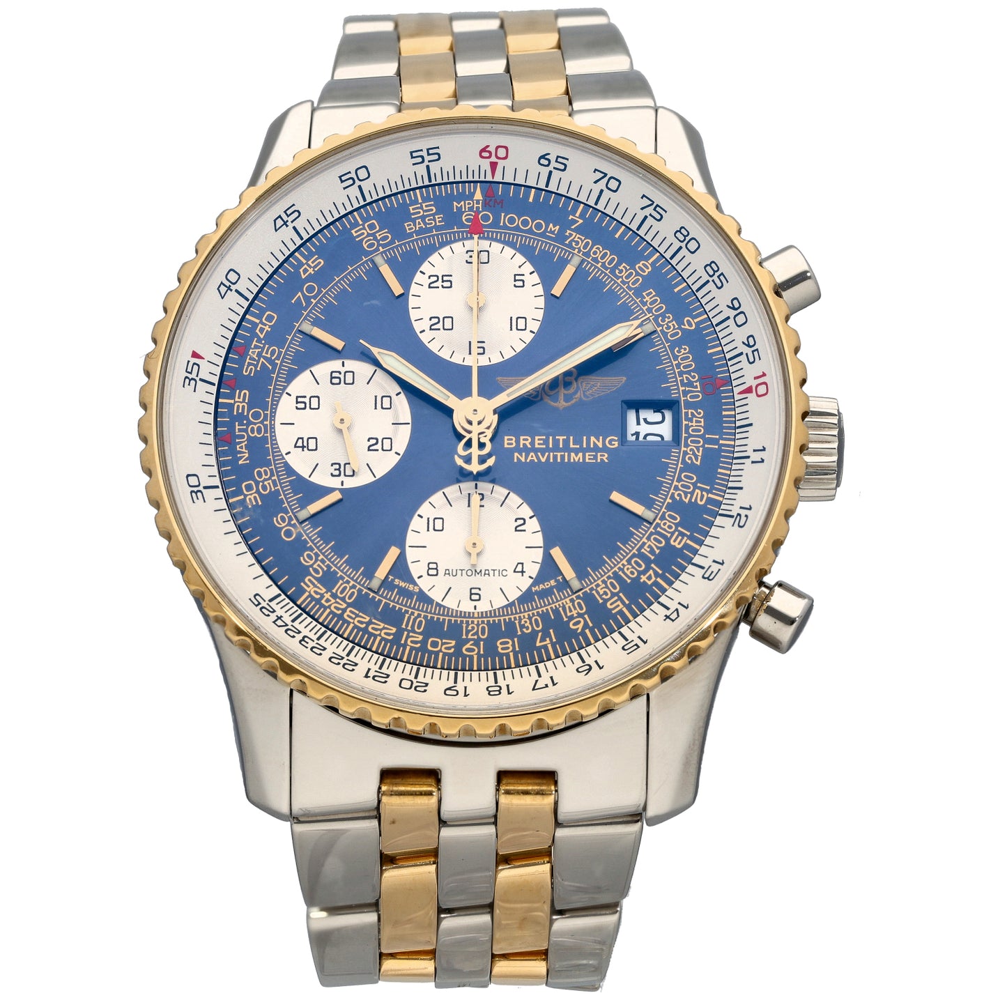 Breitling Old Navitimer D13022 41mm Bi-Colour Watch