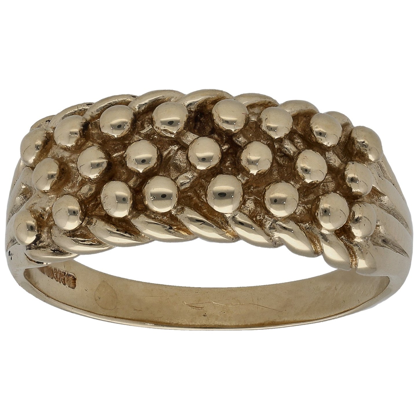 9ct Gold Keeper Ring Size V