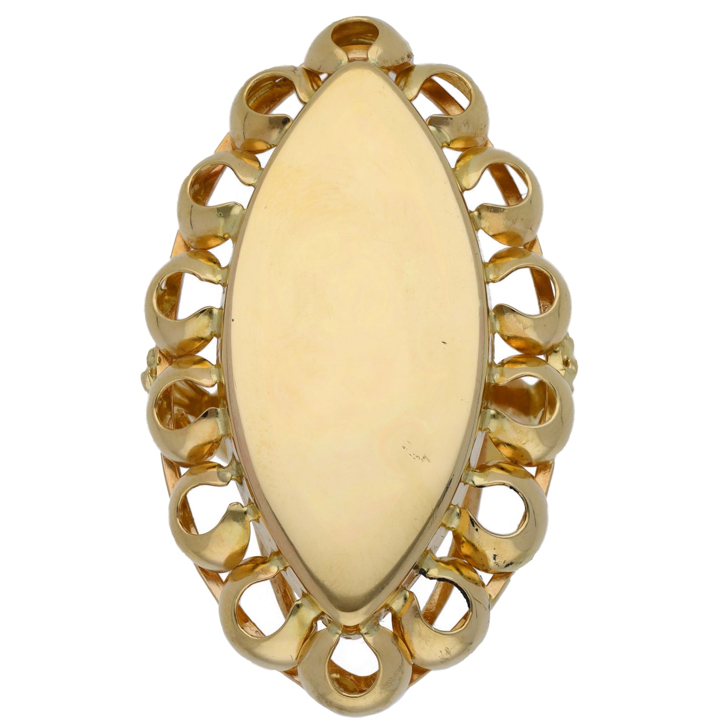 14ct Gold Dress/Cocktail Ring Size S