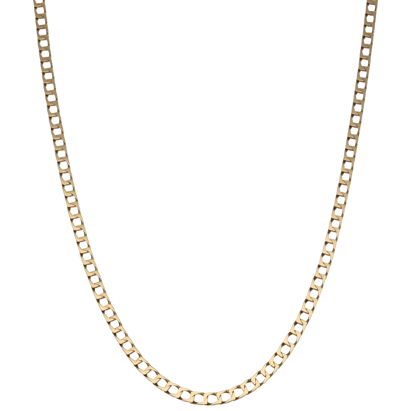 9ct Gold Curb Chain 20"