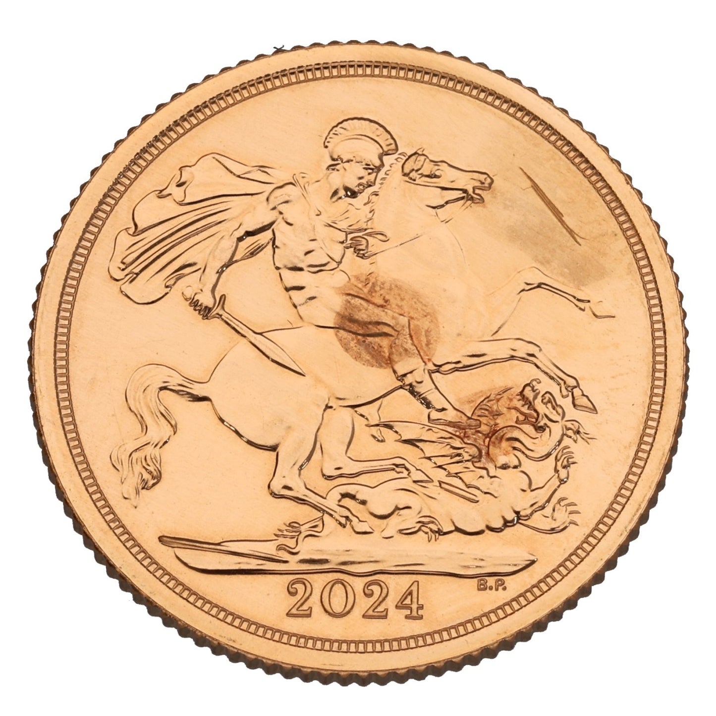 22ct Gold King Charles III Full Sovereign Coin 2024