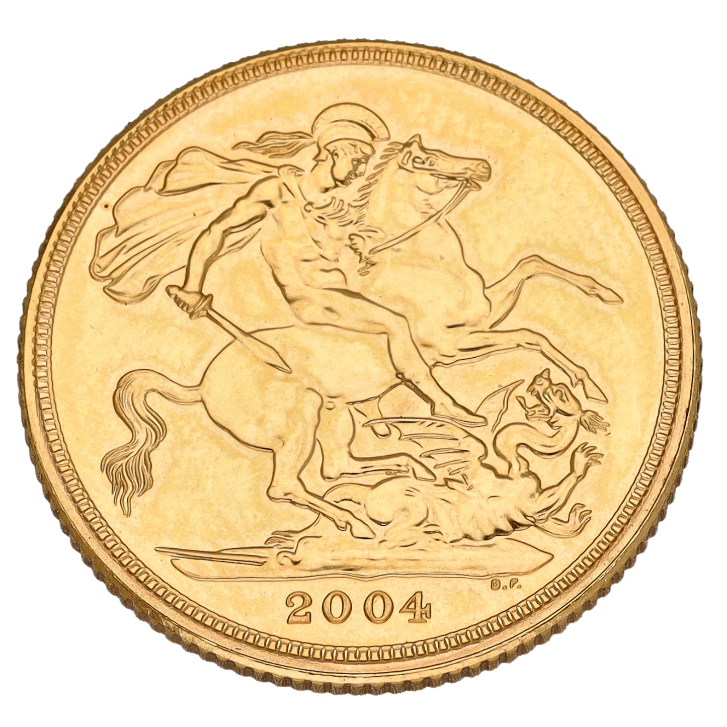 22ct Gold Queen Elizabeth II Full Sovereign Coin 2004
