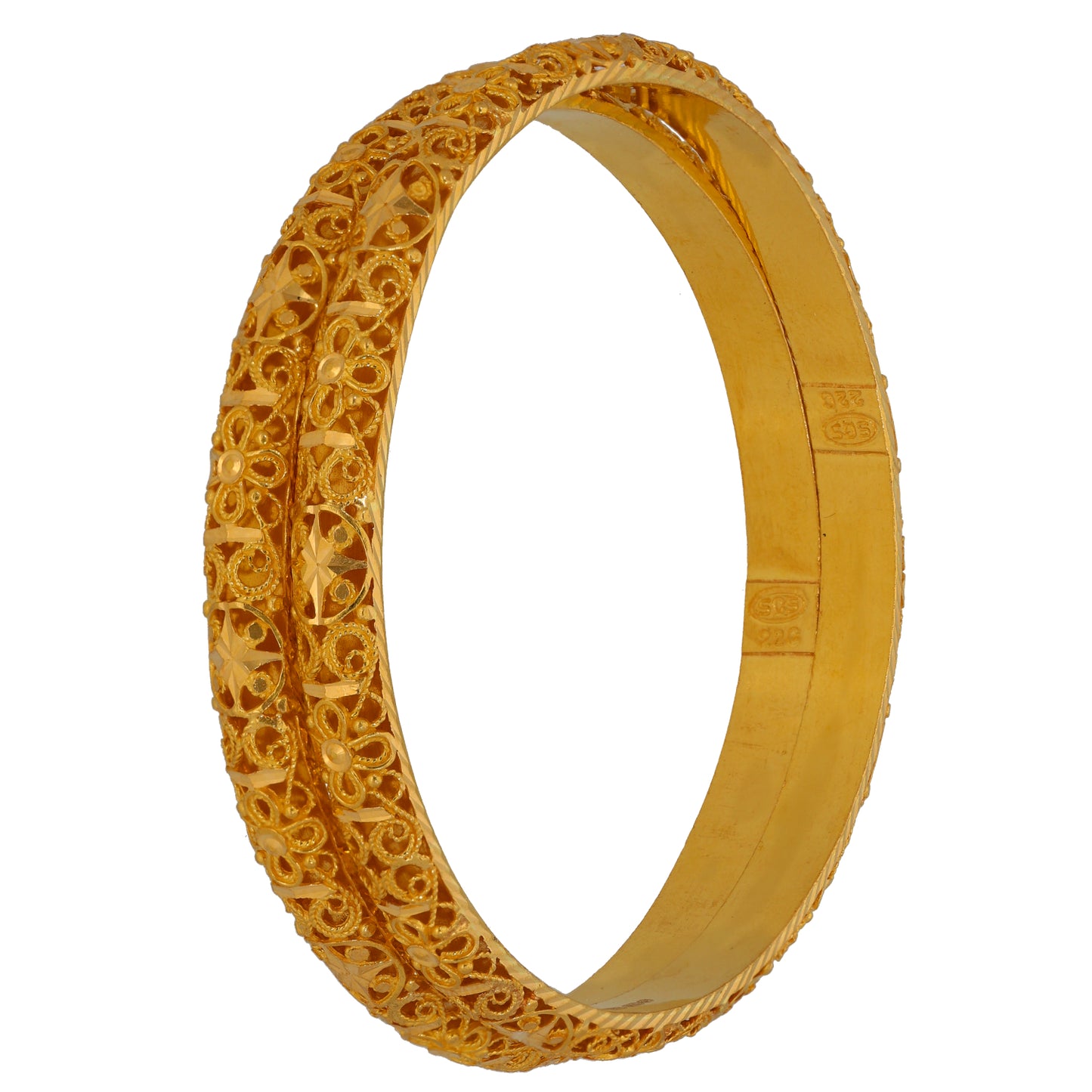 22ct Gold Set of Bangles