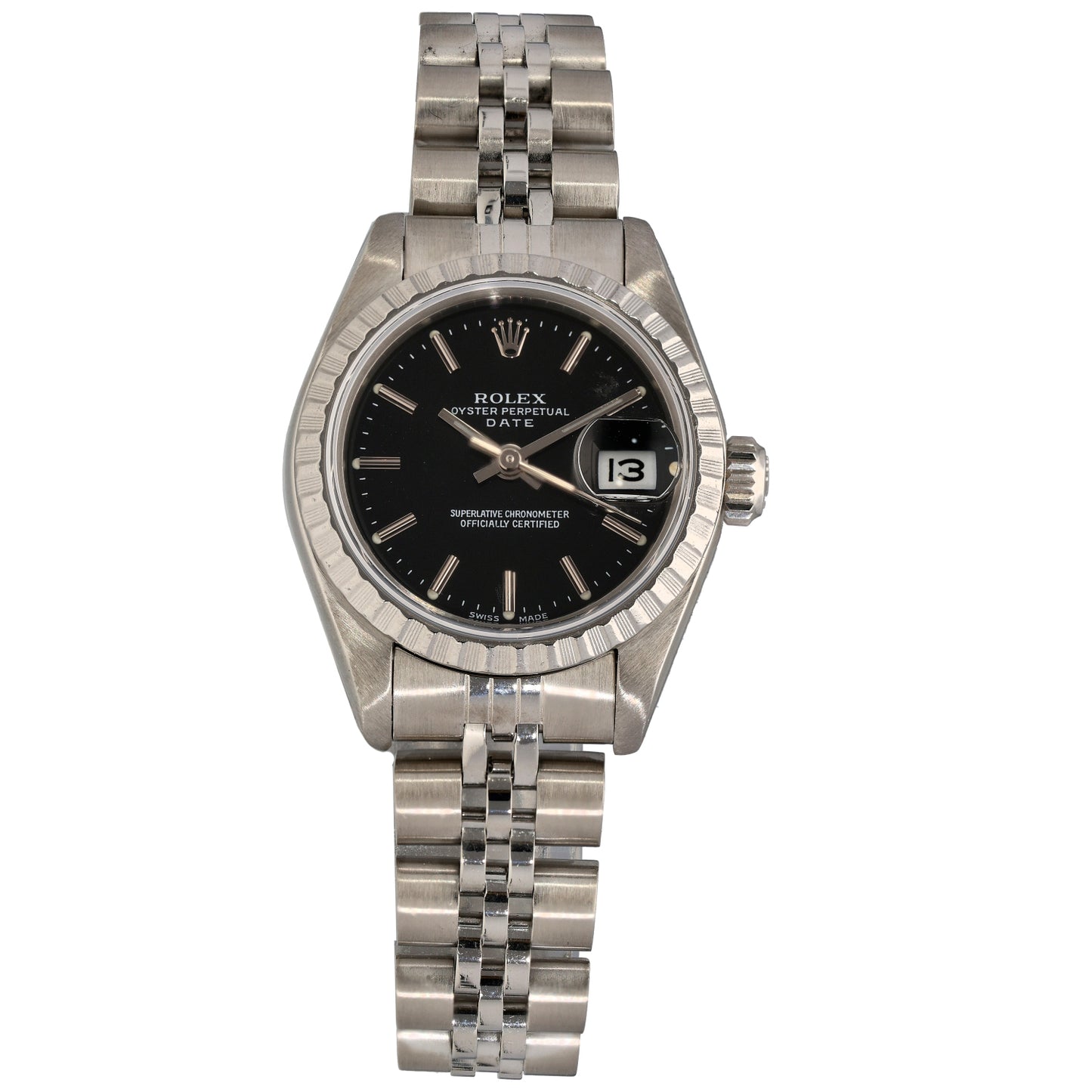 Rolex Date 69240 26mm Stainless Steel Watch