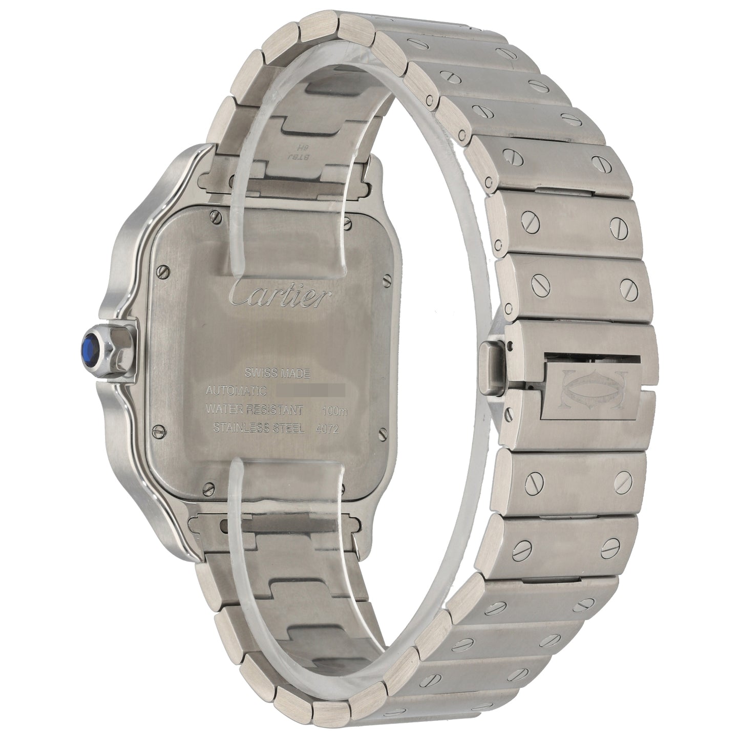Cartier Santos De Cartier 4072 38mm Stainless Steel Watch