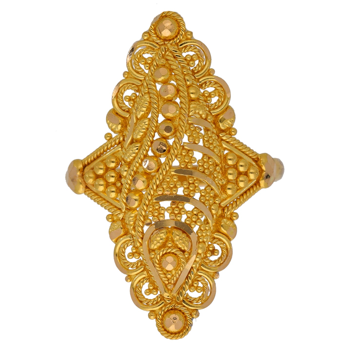 22ct Gold Alternative Ring Size M