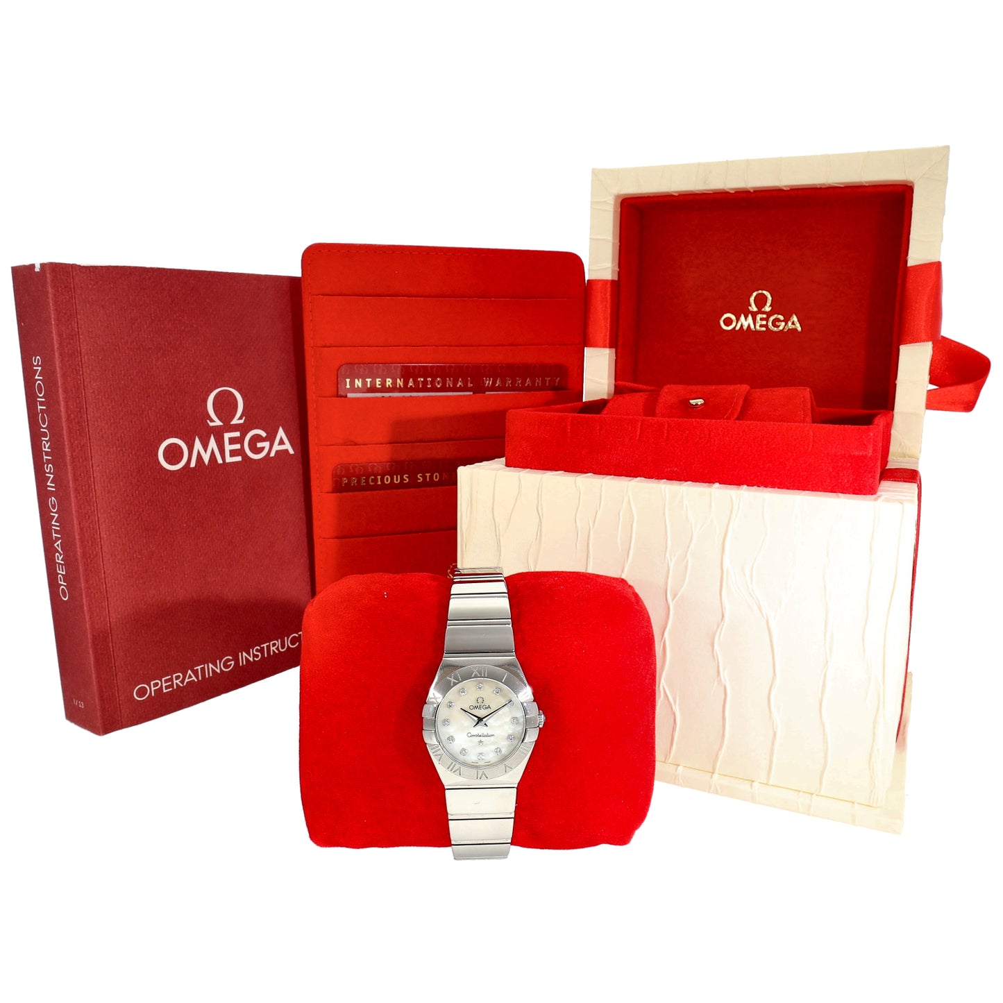 Omega Constellation 123.10.24.60.55.002 24mm Stainless Steel Watch