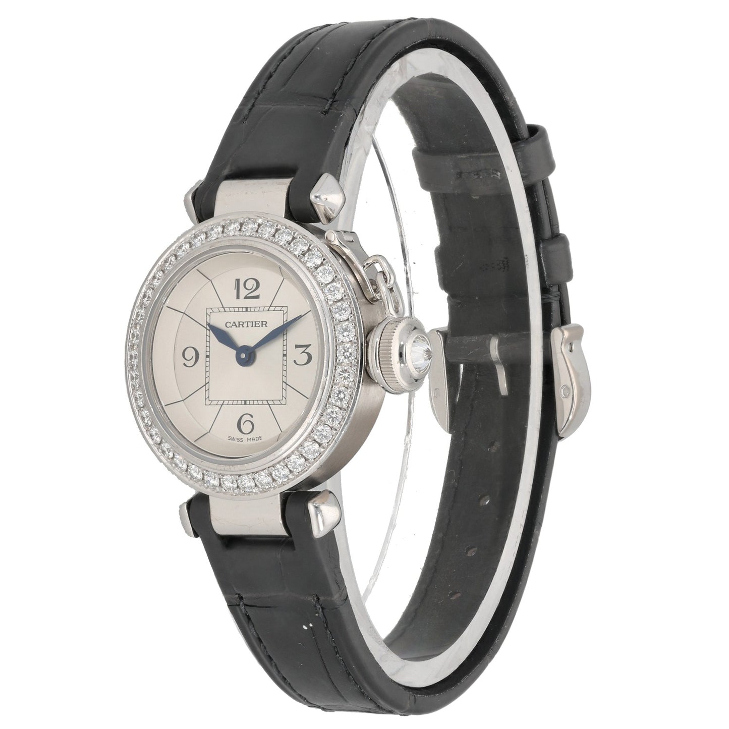 Cartier Miss Pasha WJ124027 27mm White Gold Watch