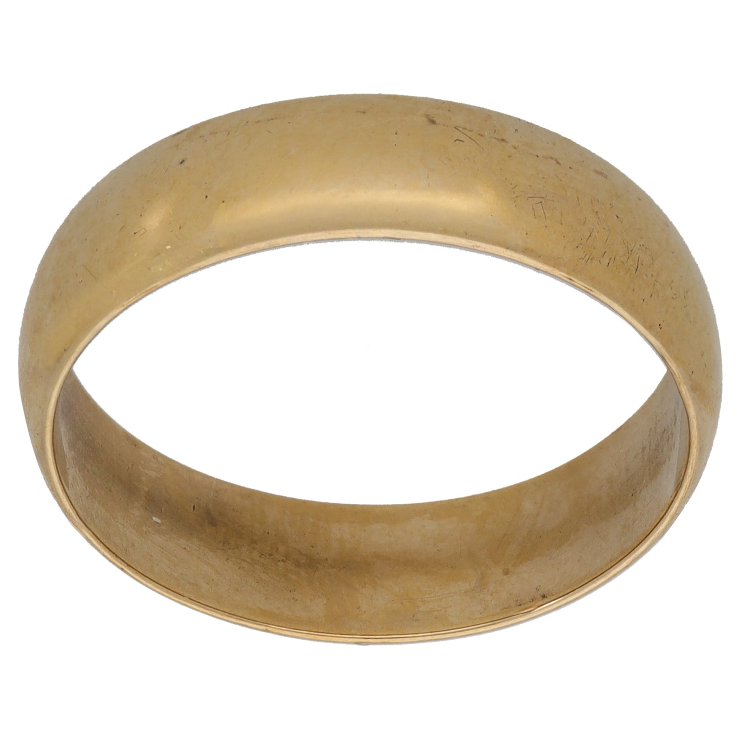 9ct Gold Plain Wedding Ring Size W