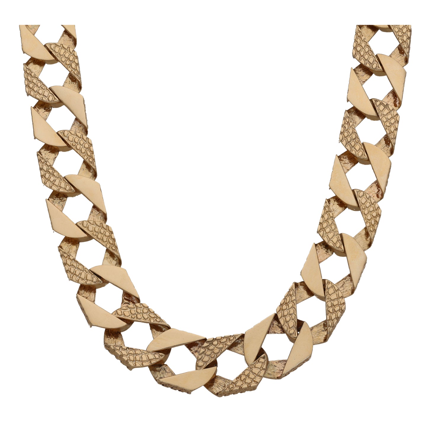 9ct Gold Curb Chain 28"