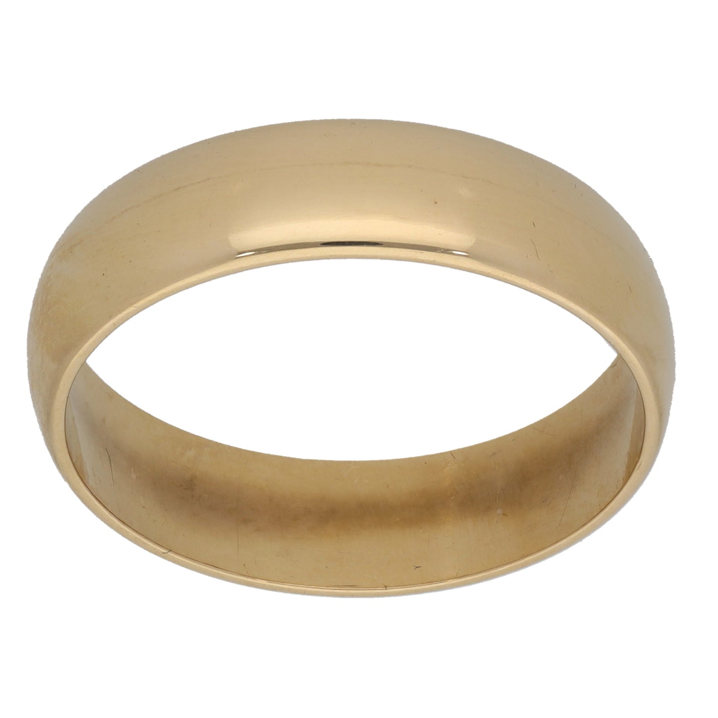 9ct Gold Plain Wedding Ring Size W