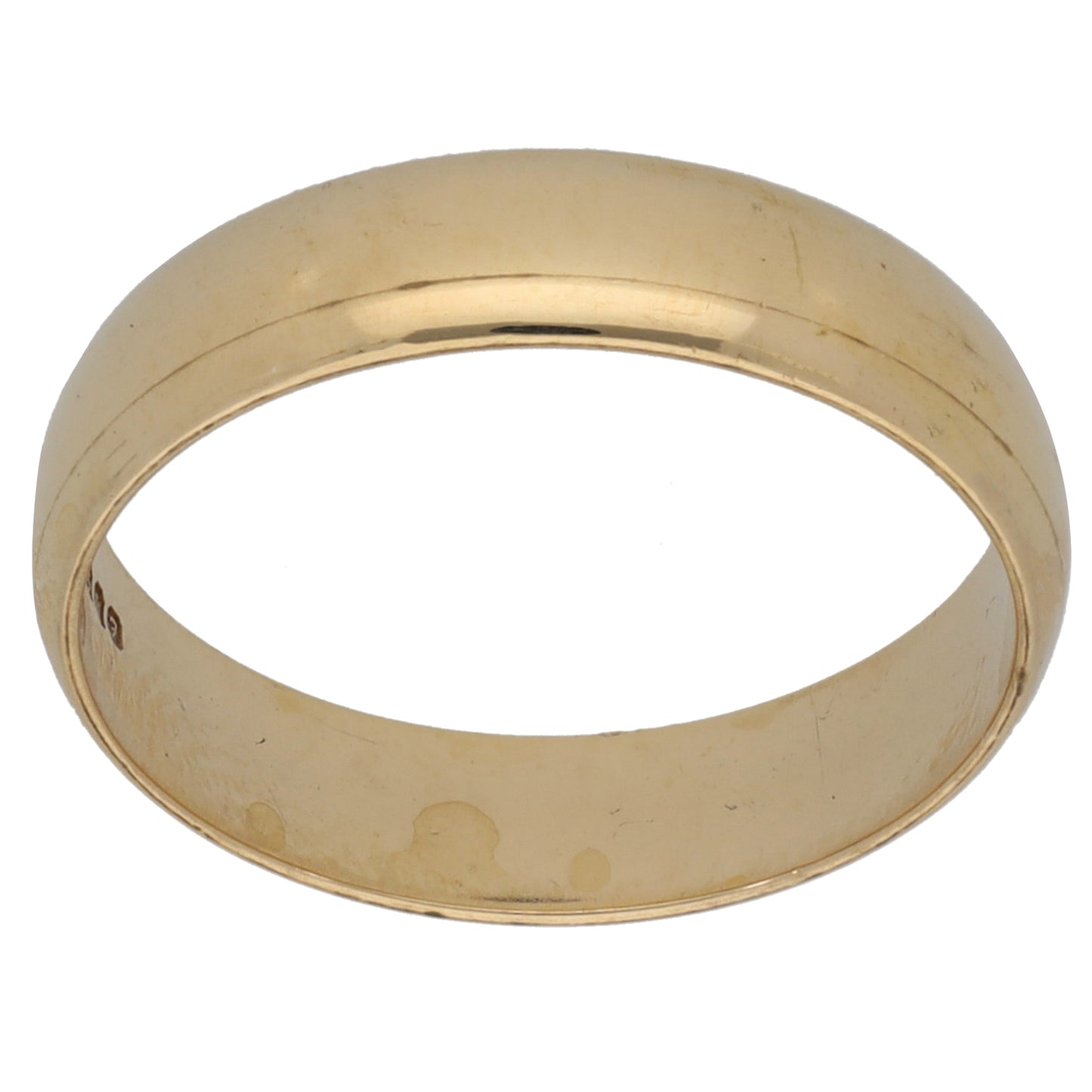 9ct Gold Plain Wedding Ring Size Q