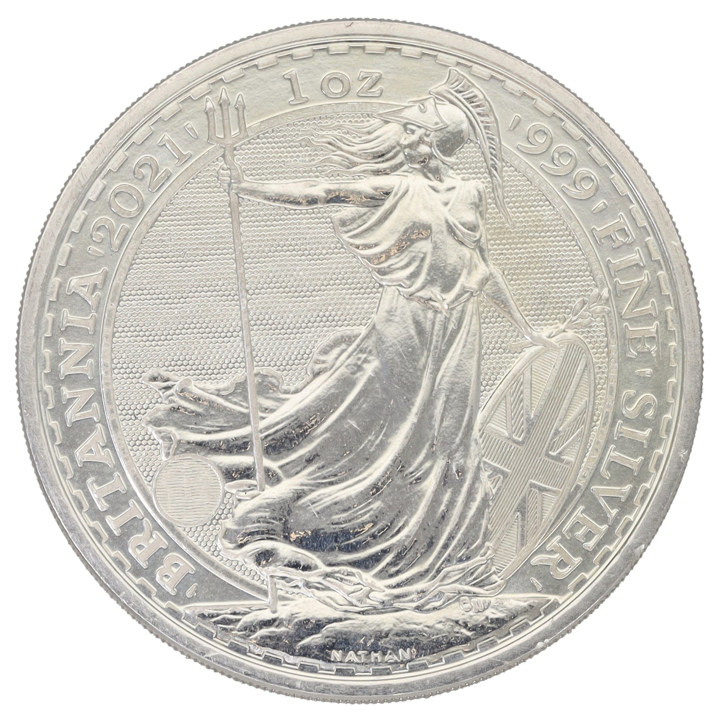 Fine Silver Queen Elizabeth II 1 OZ Britannia Coin 2021
