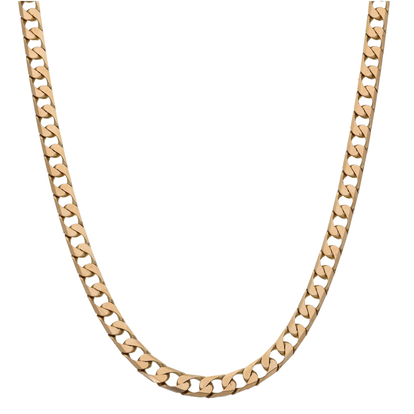 9ct Gold Curb Chain 20"