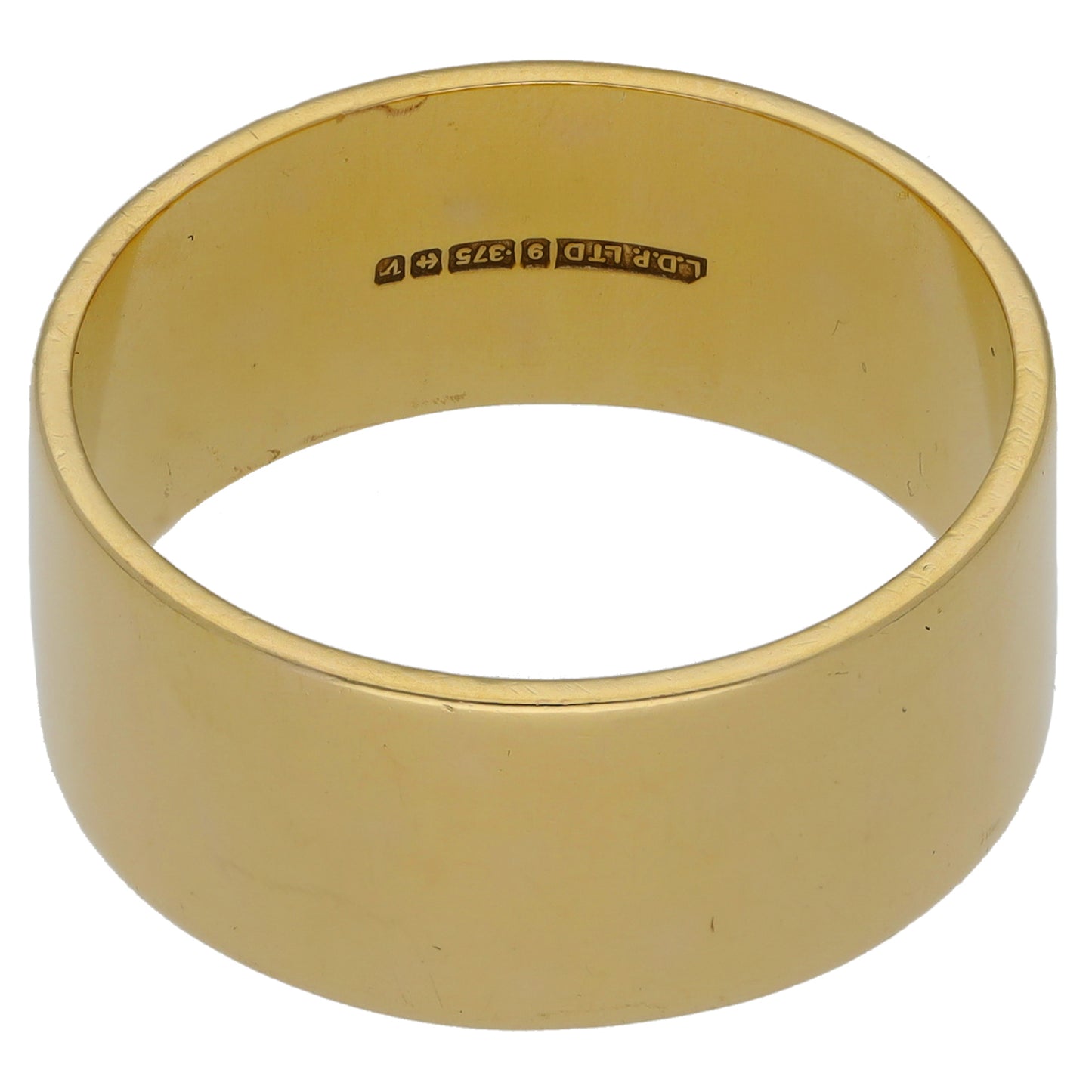9ct Gold Plain Wedding Ring Size W