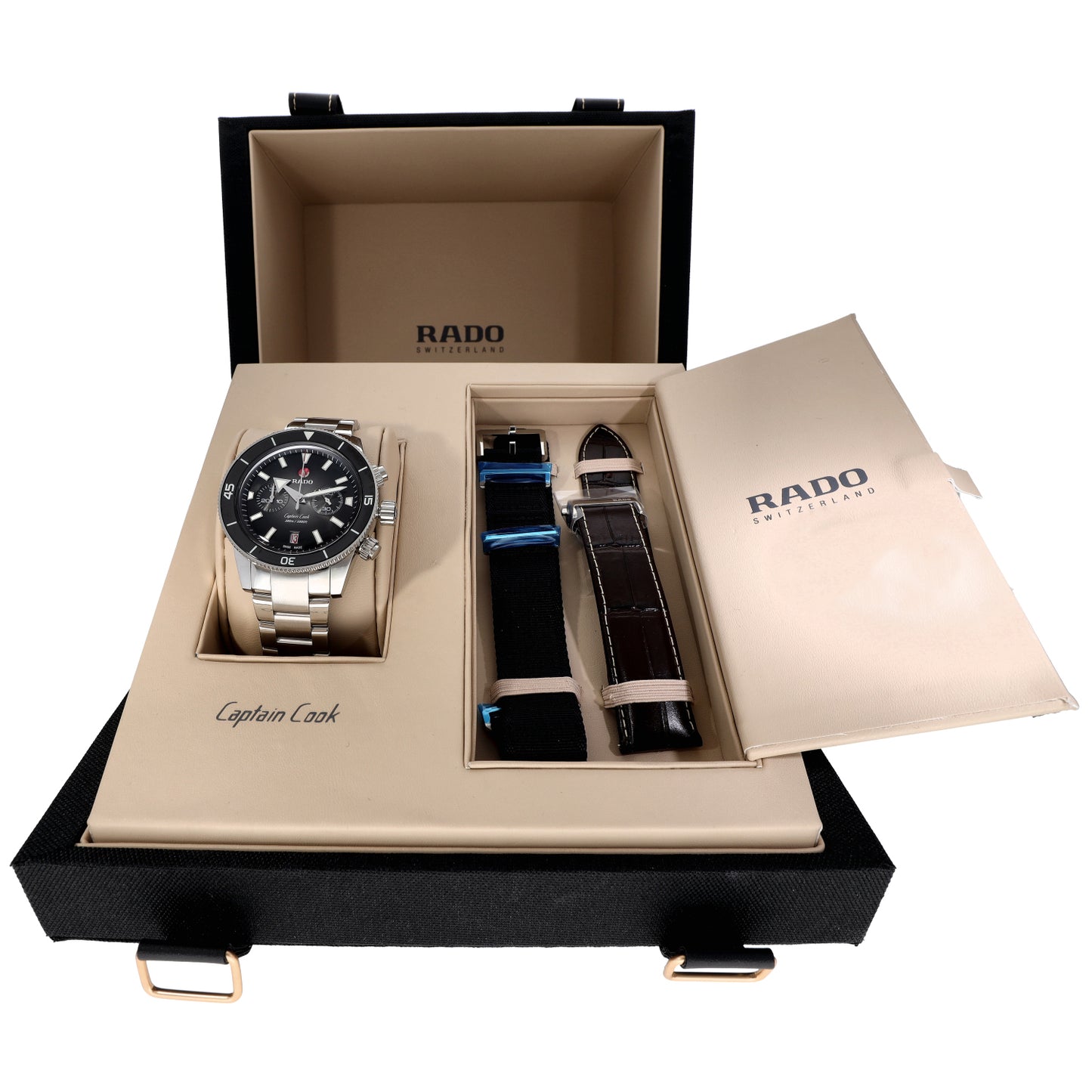 Rado Captain Cook 801.6145.3 43mm Stainless Steel Watch