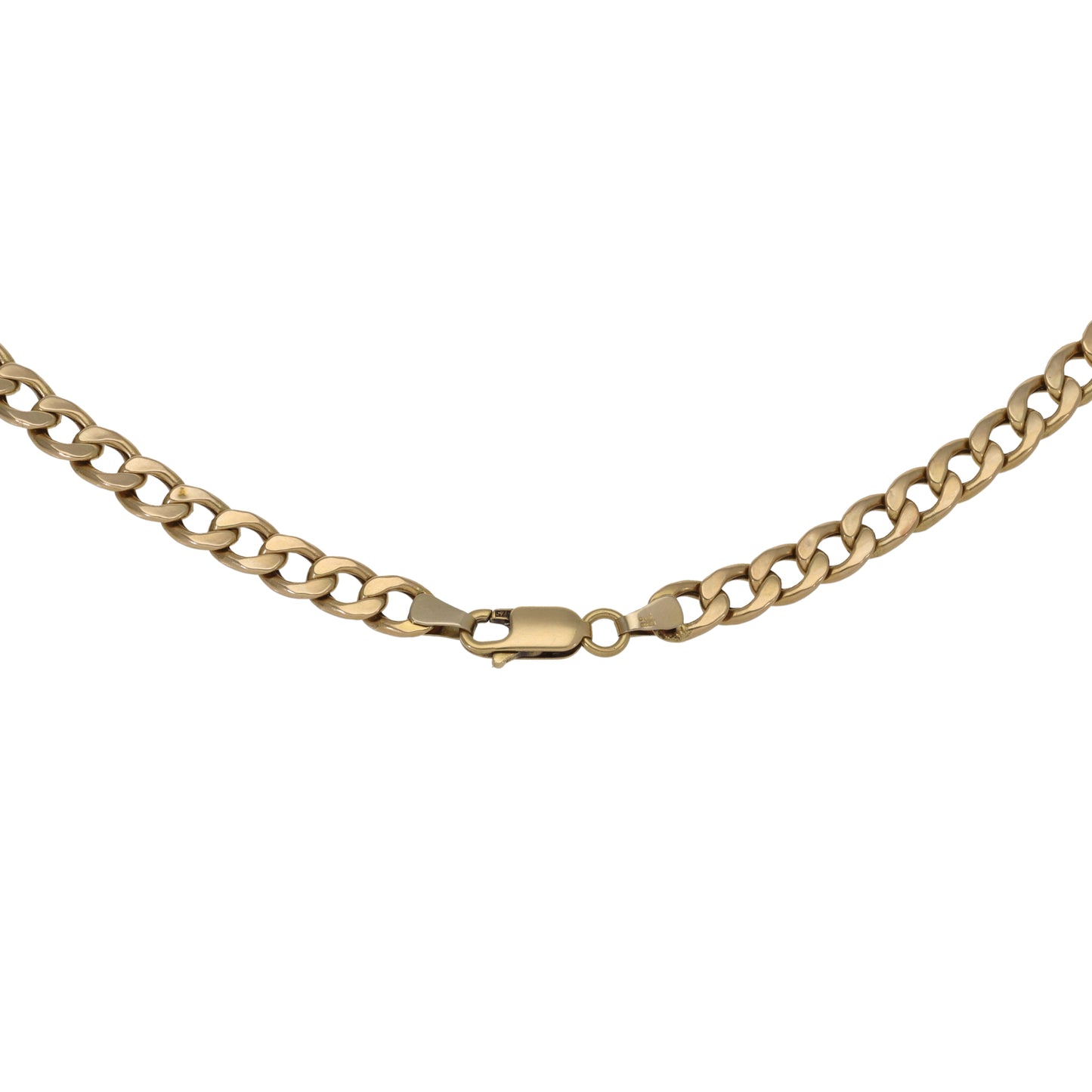 9ct Gold Curb Chain 24"