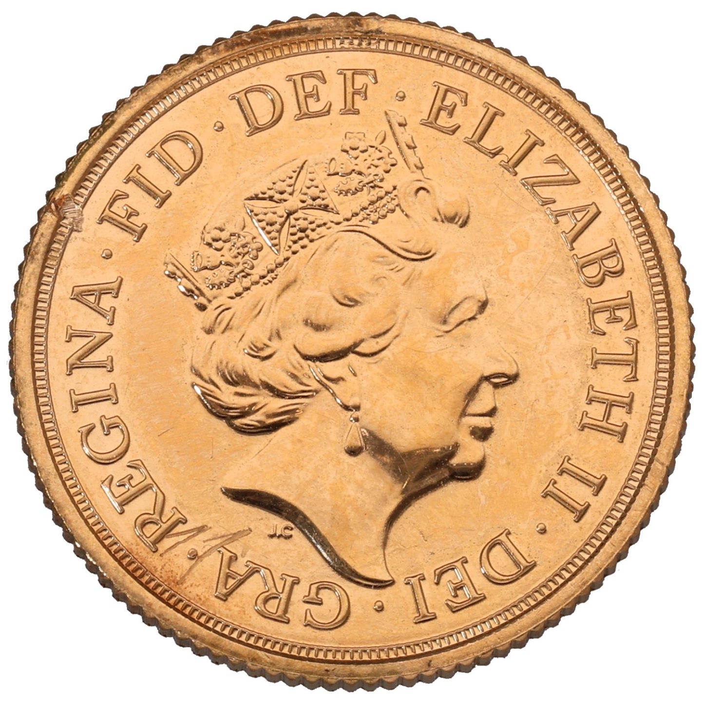 22ct Gold Queen Elizabeth II Full Sovereign Coin 2018