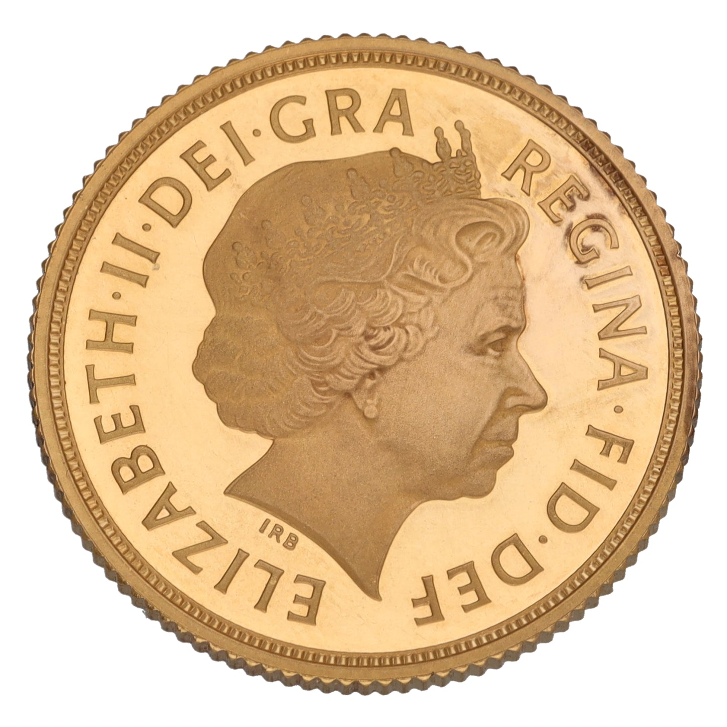 22ct Gold Queen Elizabeth II Full Sovereign Coin 2013
