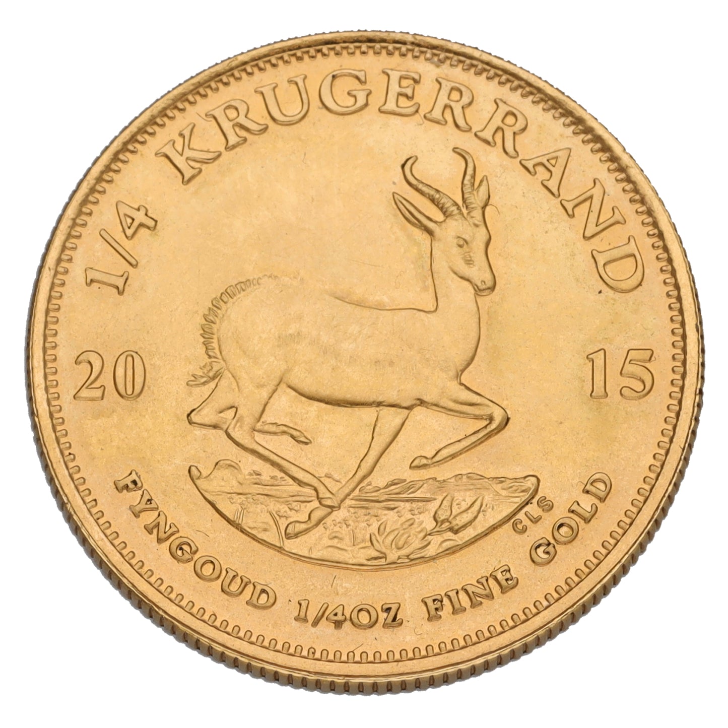 22ct Gold 1/4 OZ Krugerrand Coin 2015