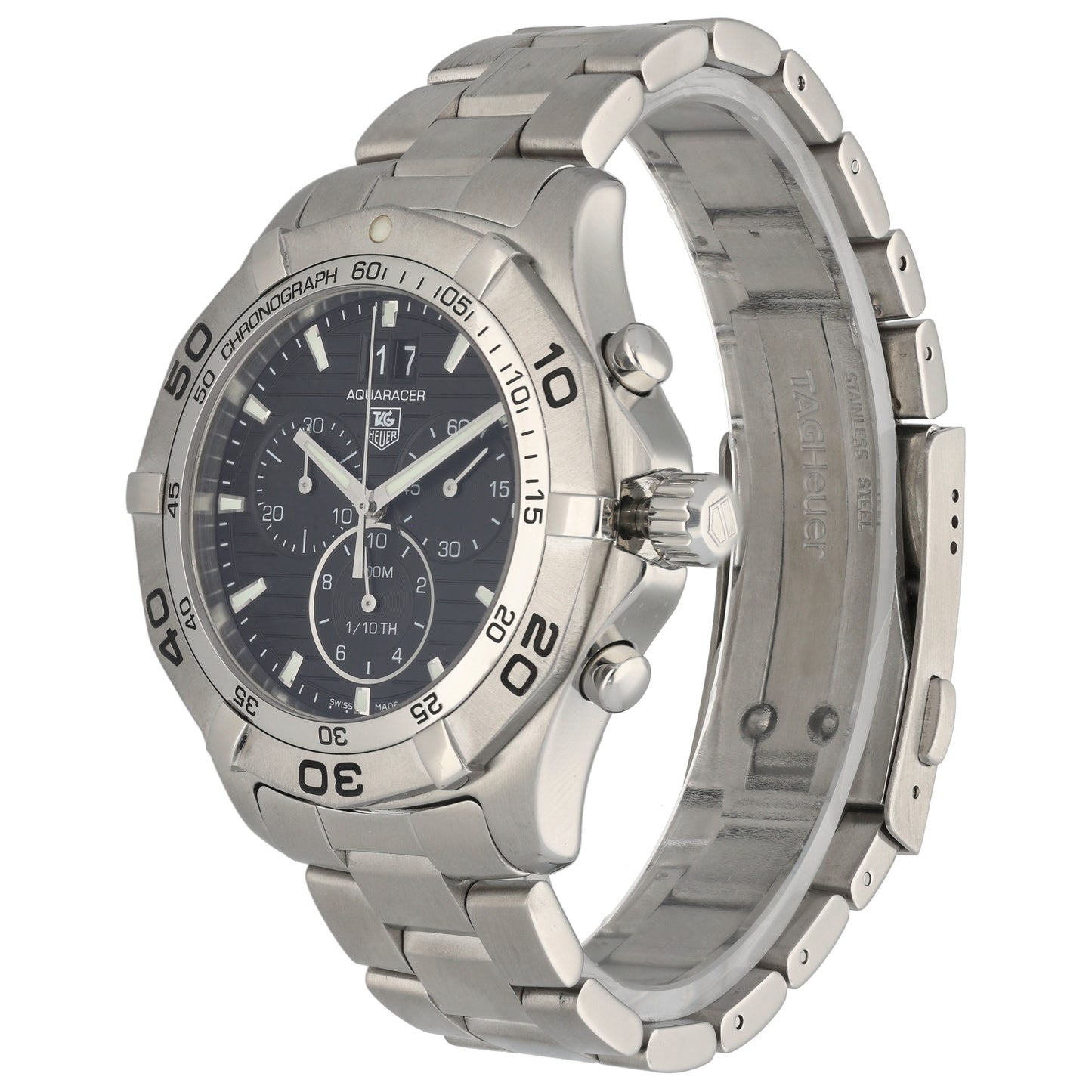 Tag Heuer Aquaracer CAF101E 43mm Stainless Steel Watch